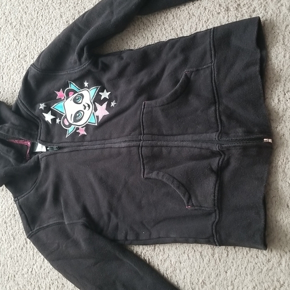 Joe Boxer Girl's Full-Zip Hoodie - Picture 3 of 10